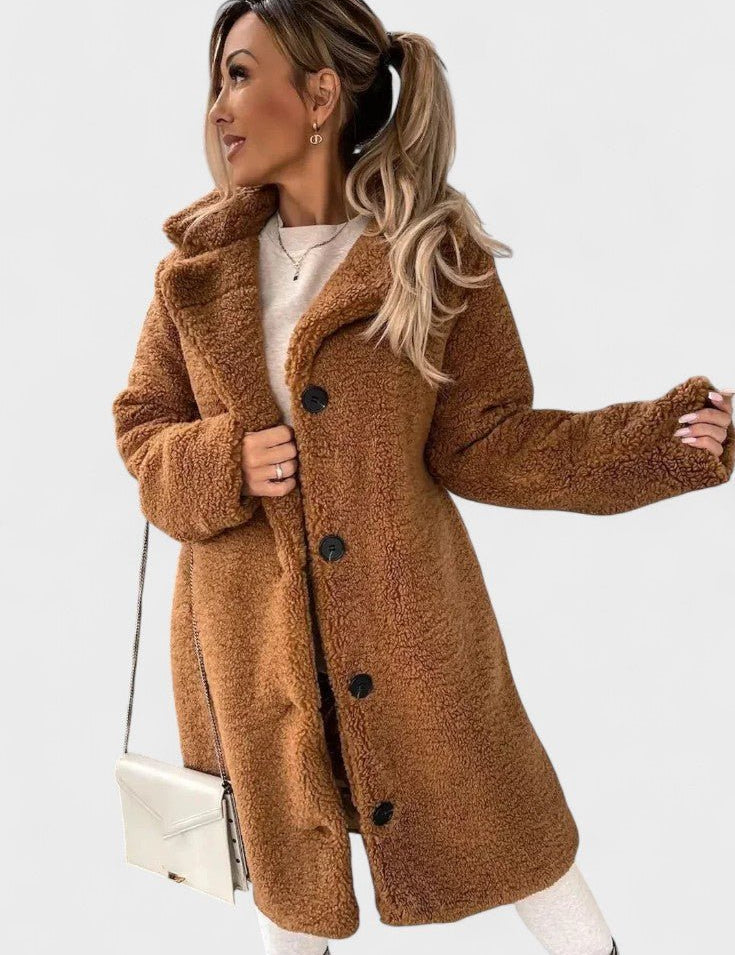 Birgitte™ | Elegant teddyjakke i luksuriøst design