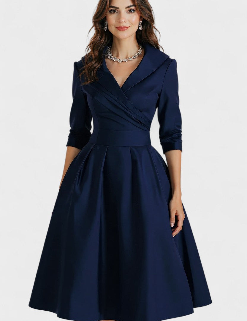 Ceryn | Satin Midi Kjole