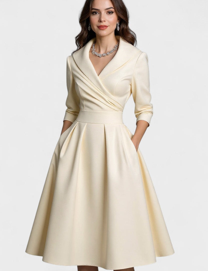 Ceryn | Satin Midi Kjole