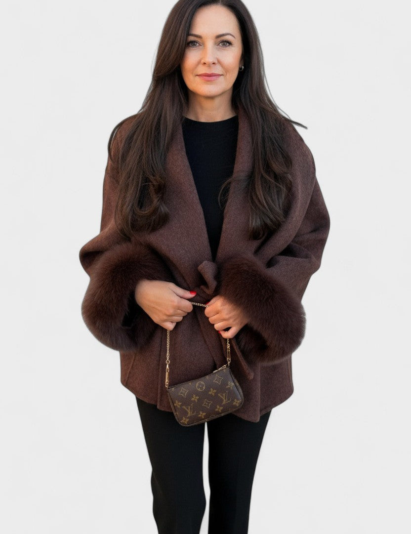 Dagmar™ | Elegant frakke med økopels