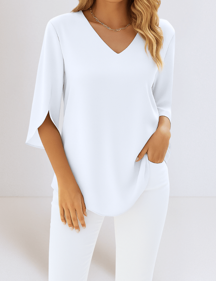 Emilie | V-hals Bluse