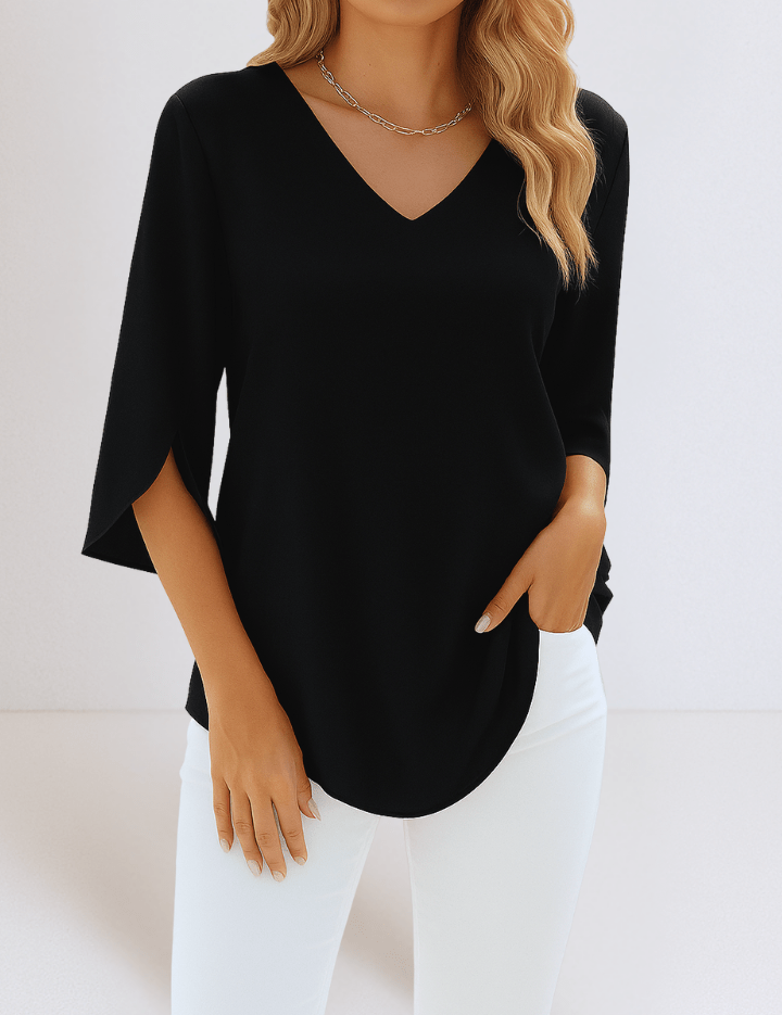 Emilie | V-hals Bluse
