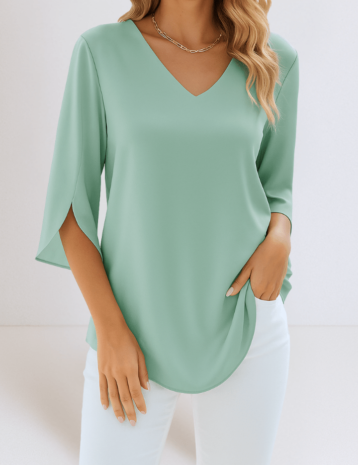 Emilie | V-hals Bluse