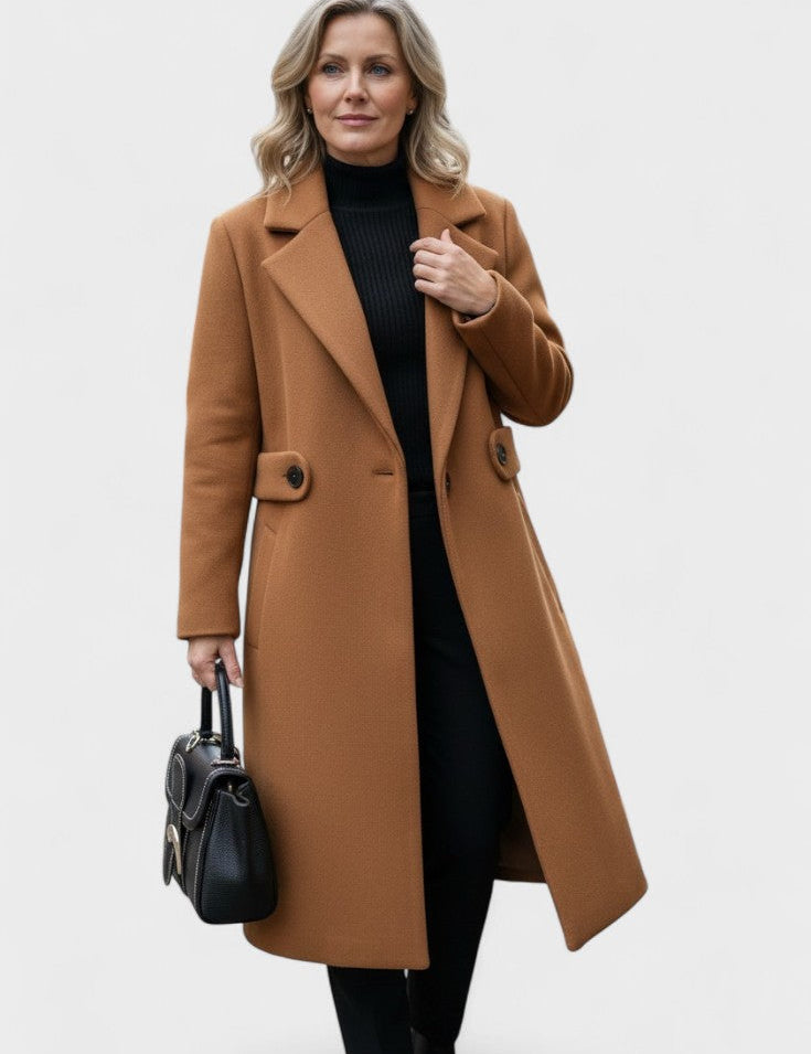 Frederikke™ | Vinterfrakke i uld til kvinder