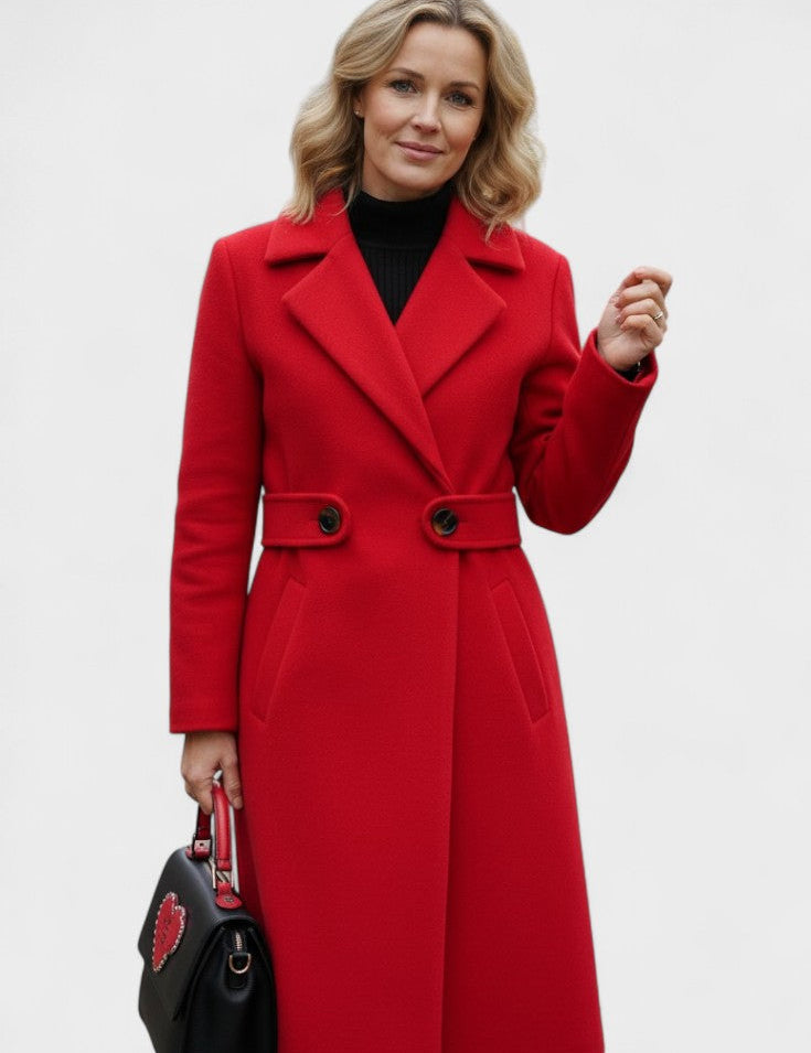 Frederikke™ | Vinterfrakke i uld til kvinder