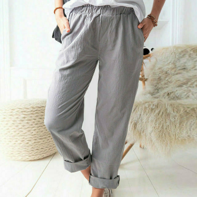 Neria - Pantalon à Structure Douce