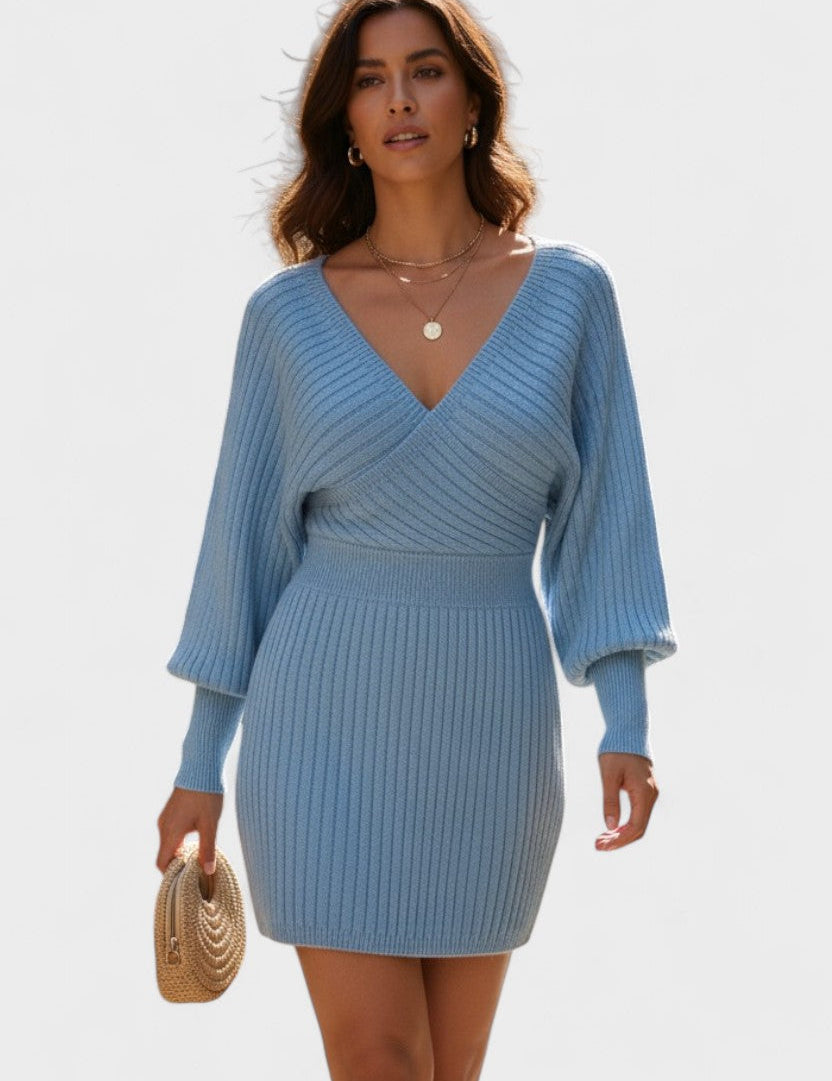 Klara™ | Elegant Omslagskjole med V-hals