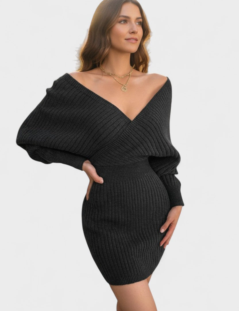 Klara™ | Elegant Omslagskjole med V-hals