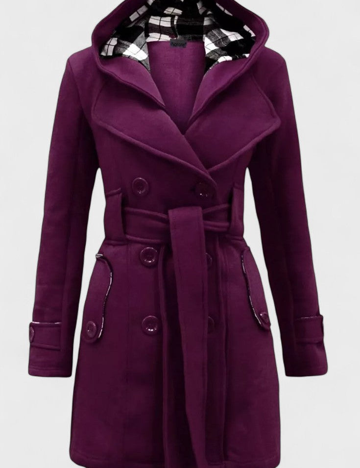 Leona™ | Elegant dobbeltradet frakke