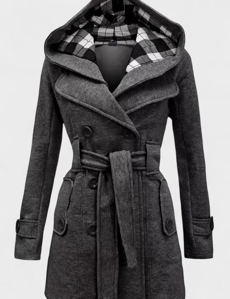 Leona™ | Elegant dobbeltradet frakke