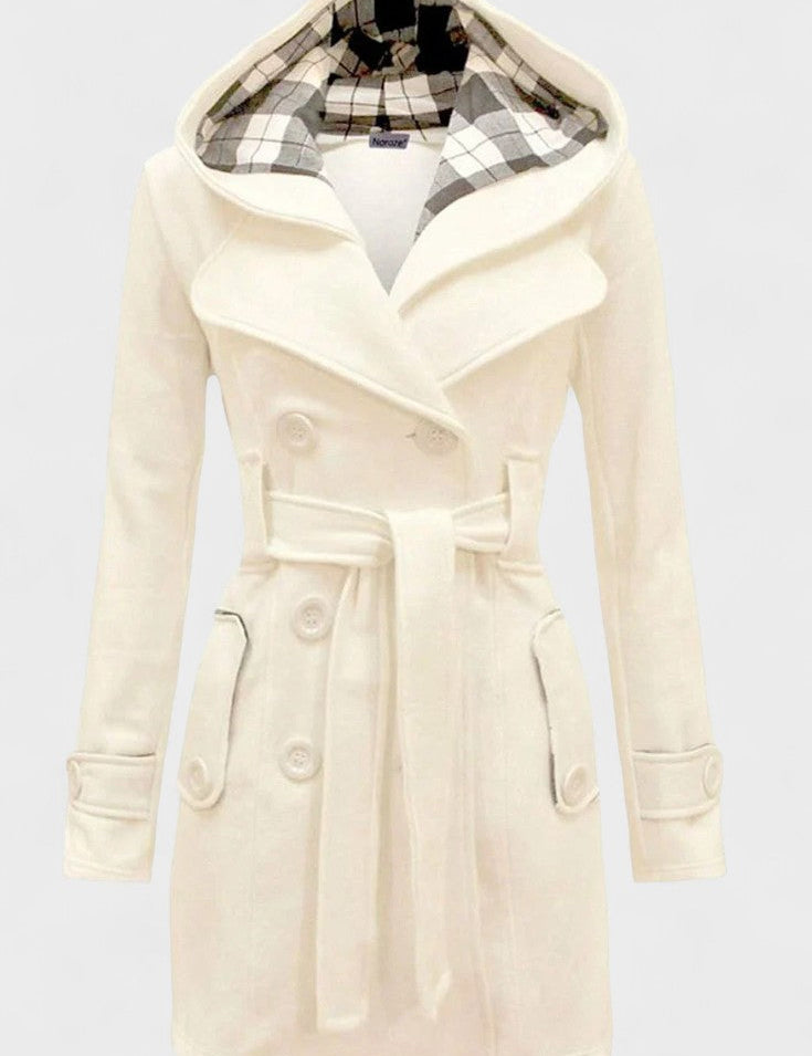 Leona™ | Elegant dobbeltradet frakke