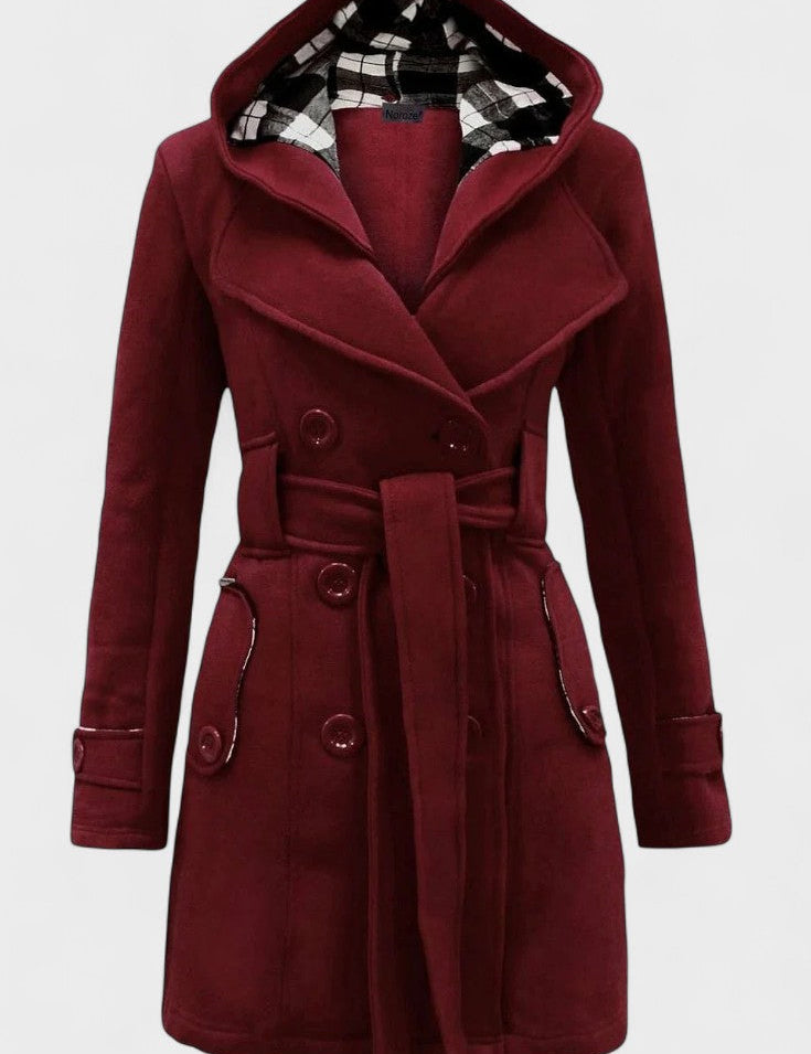 Leona™ | Elegant dobbeltradet frakke