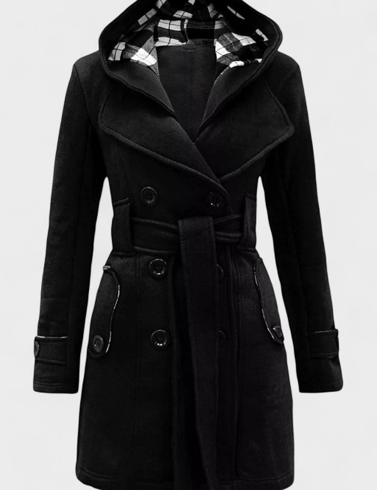 Leona™ | Elegant dobbeltradet frakke