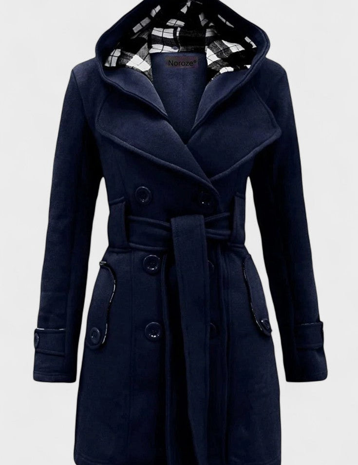 Leona™ | Elegant dobbeltradet frakke