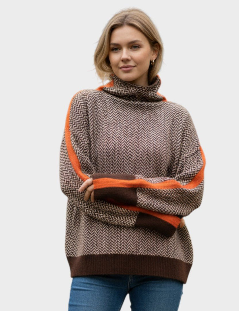 Marie | Højhalset uldtrøje