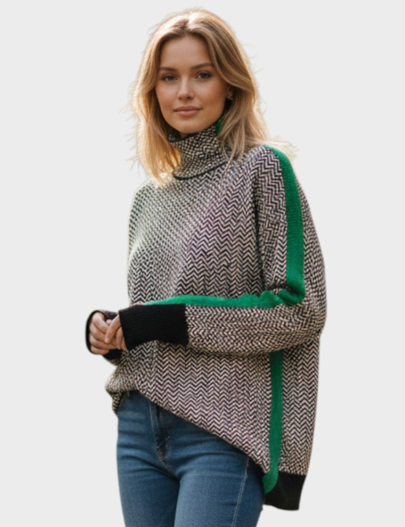 Marie | Højhalset uldtrøje