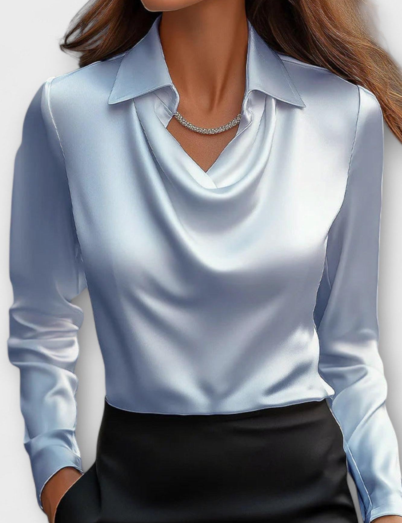 Ronja | Satin Bluse