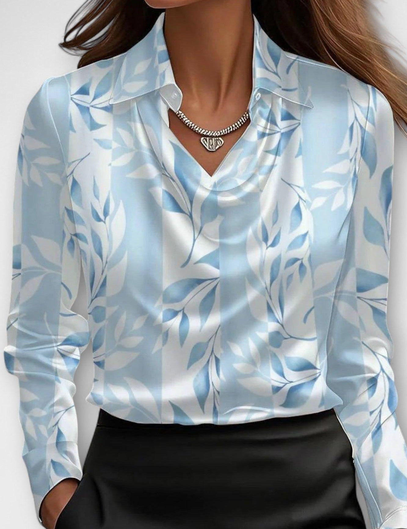 Ronja | Satin Bluse
