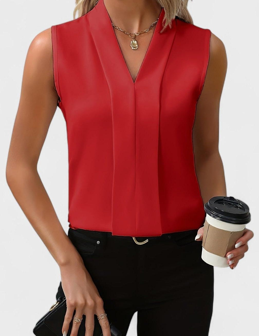 Rosa | V-hals top
