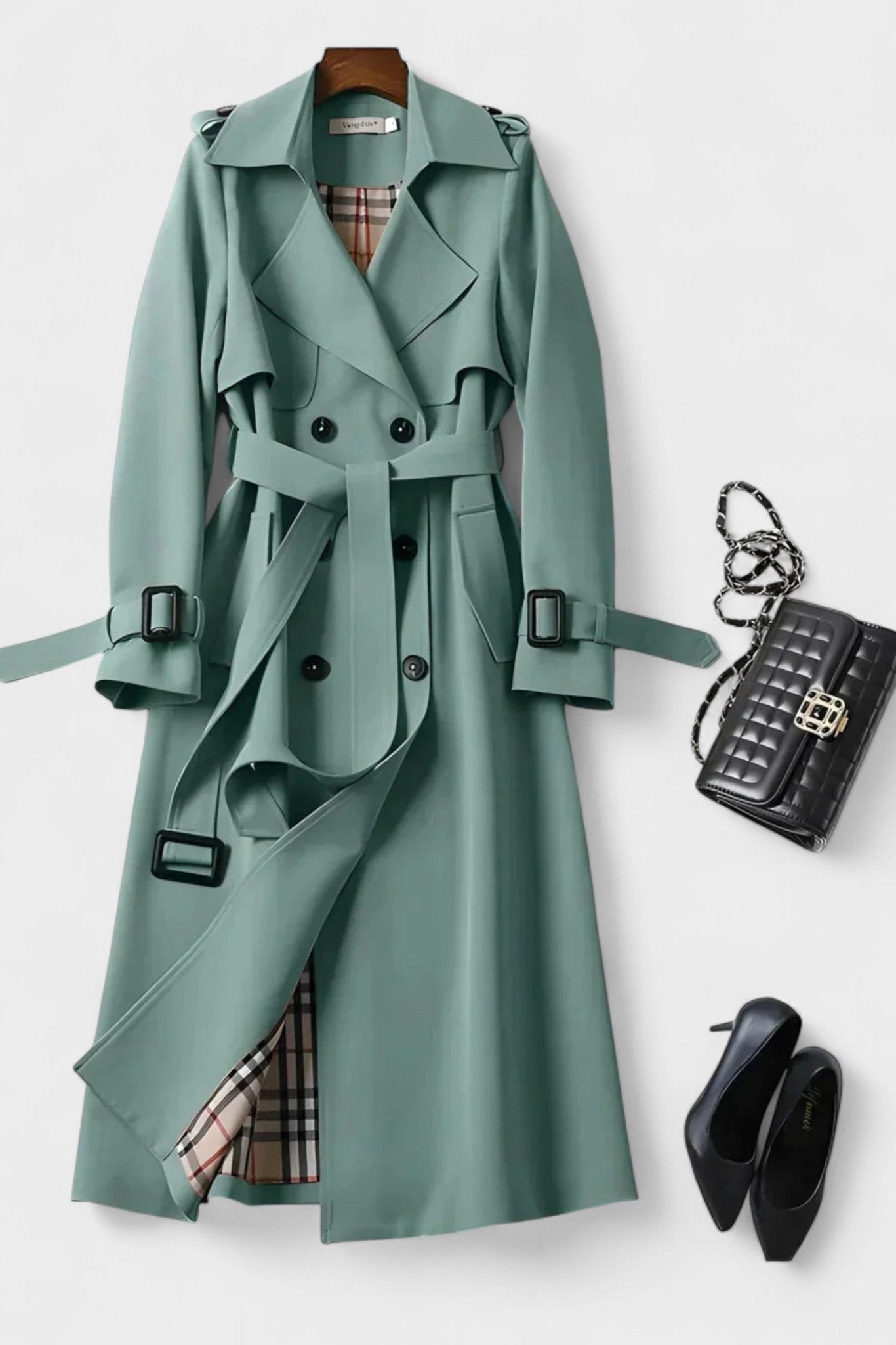 Saara™ | Elegant frakke med taljebælte