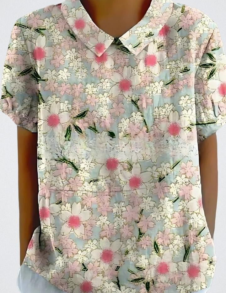 Selma | Blomstret bluse