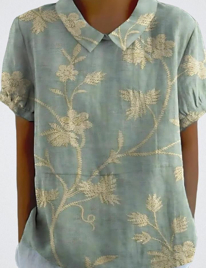 Selma | Blomstret bluse