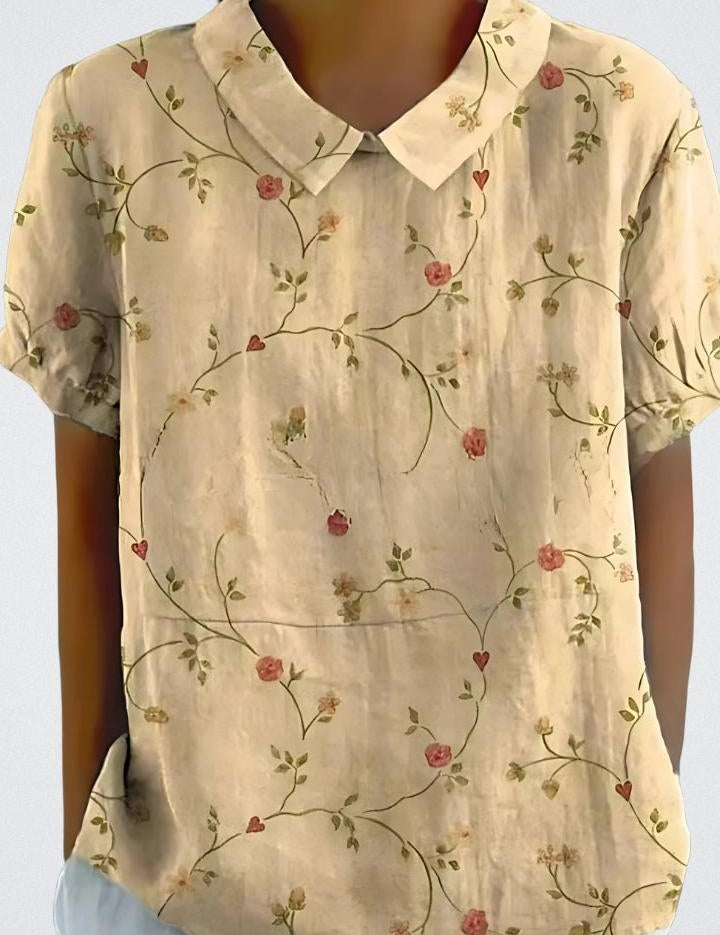 Selma | Blomstret bluse