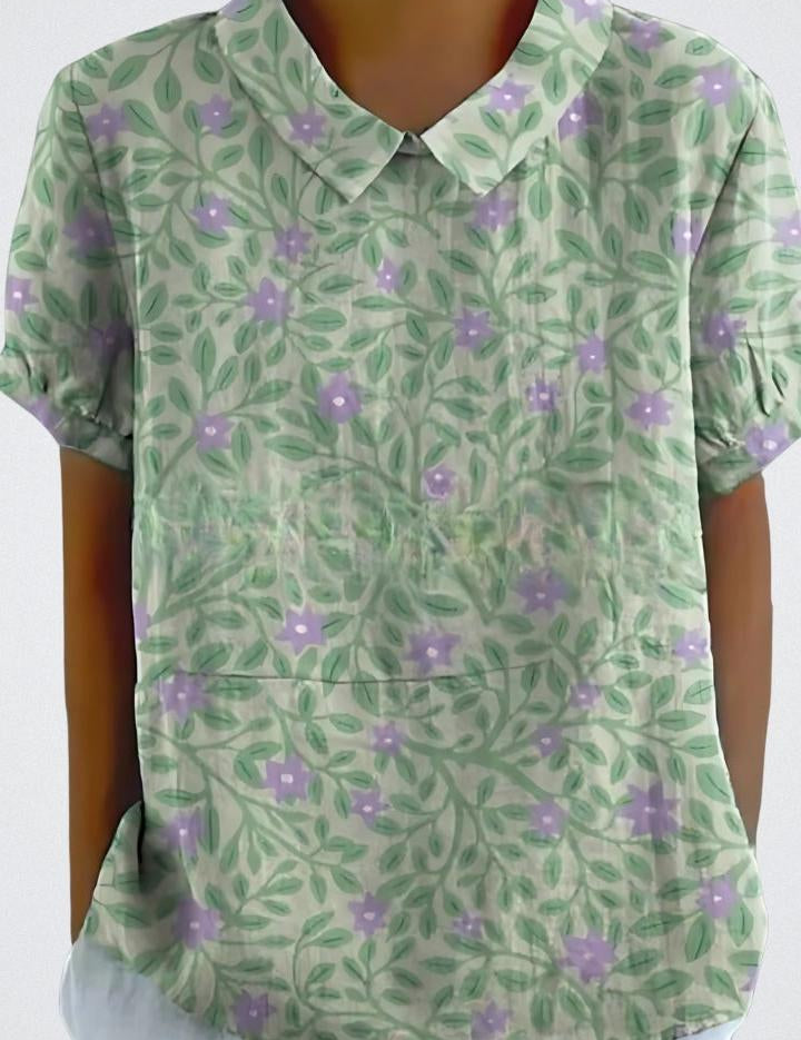 Selma | Blomstret bluse