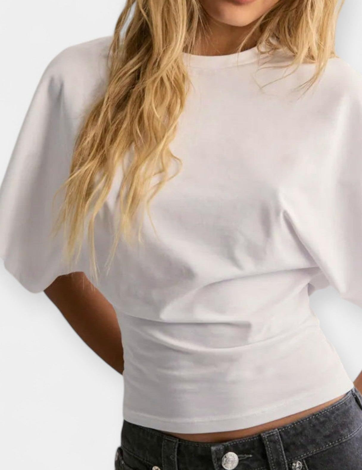 Sofia | Bredærmer T-shirt