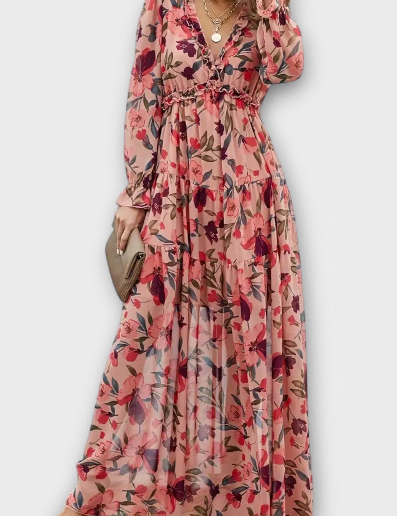 Sofia | Maxi blomsterkjole