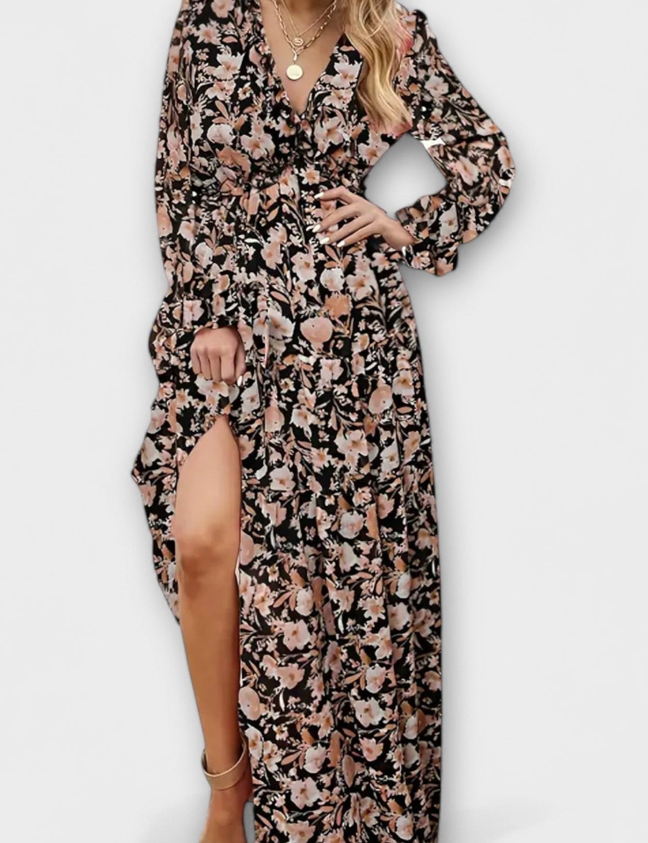Sofia | Maxi blomsterkjole