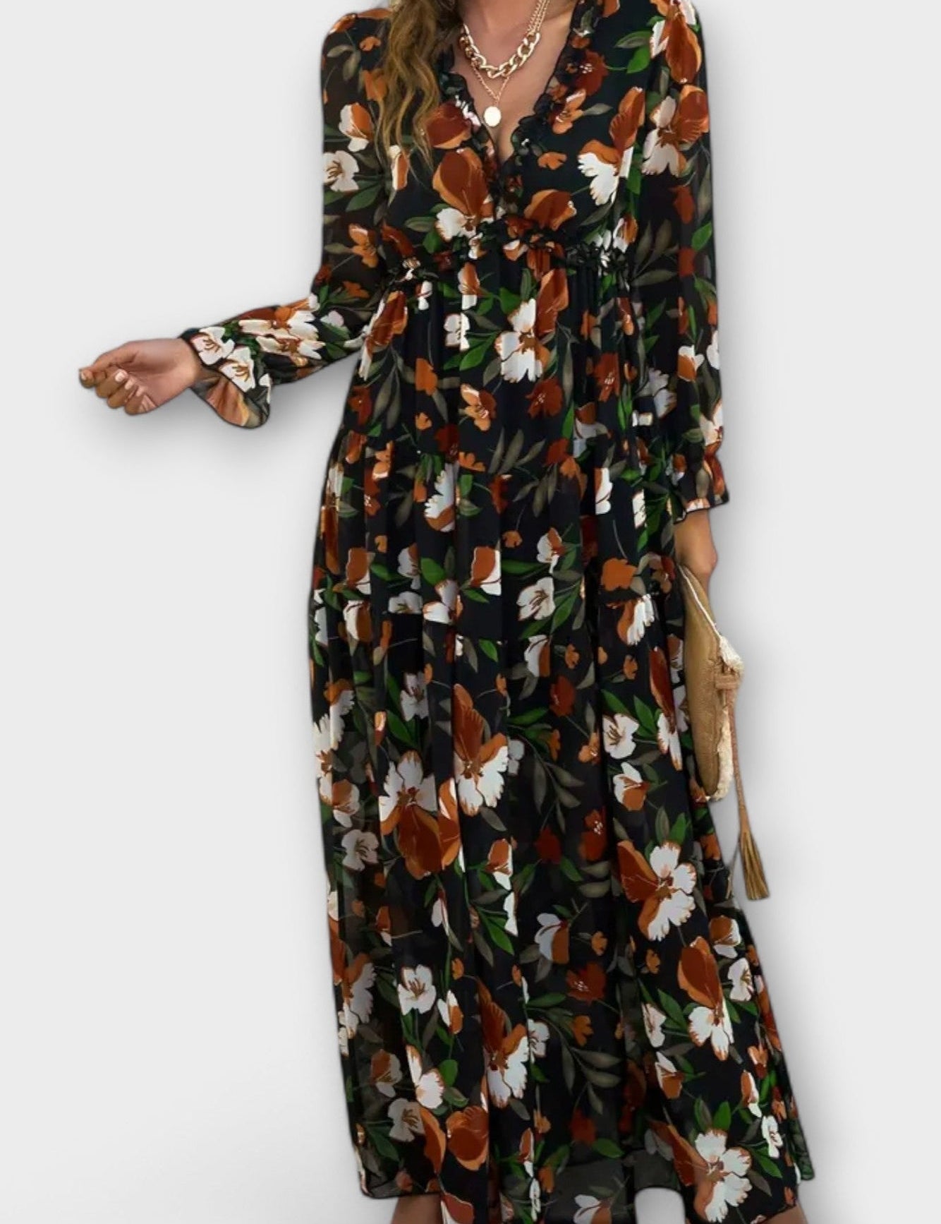Sofia | Maxi blomsterkjole