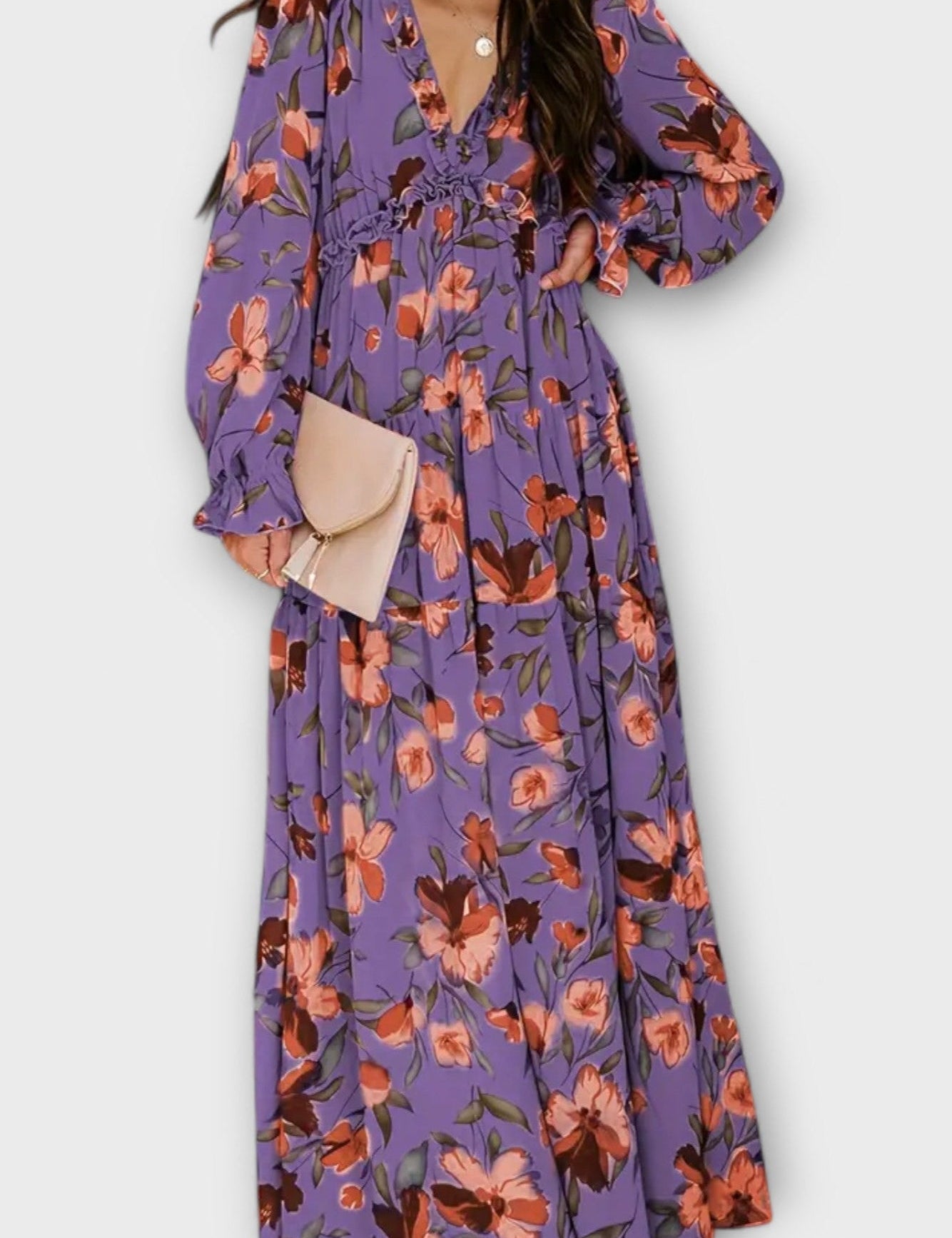 Sofia | Maxi blomsterkjole