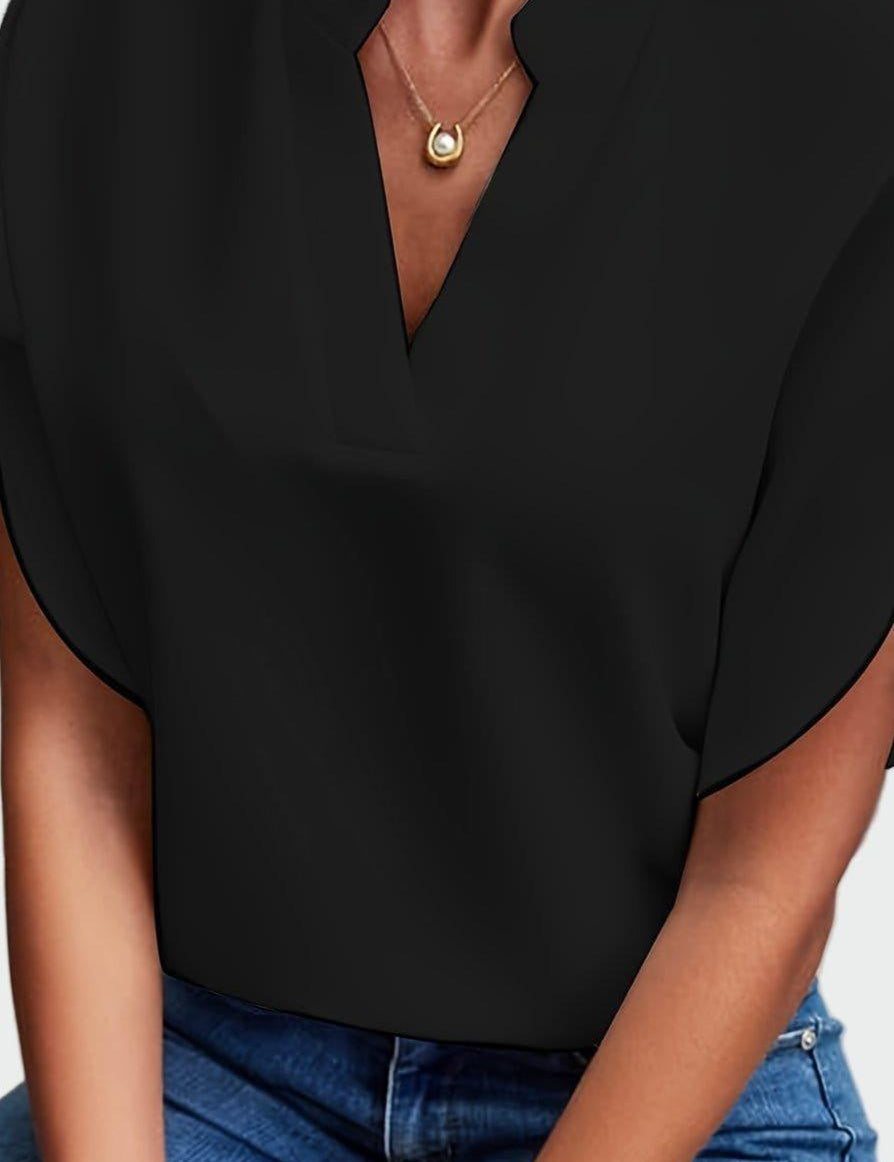 Stine | V-hals Bluse