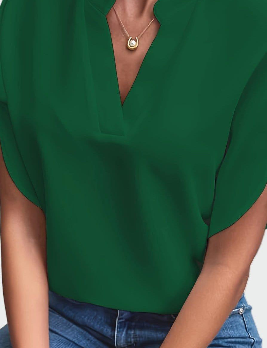 Stine | V-hals Bluse