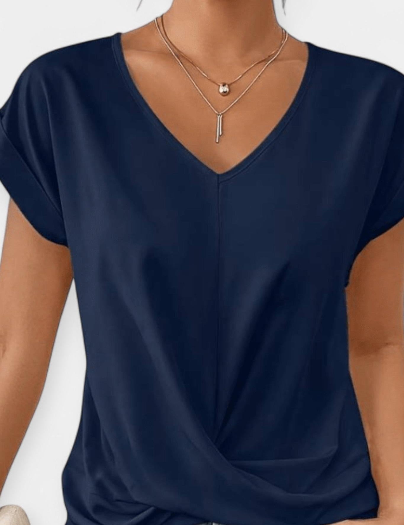 Stine | V-hals bluse