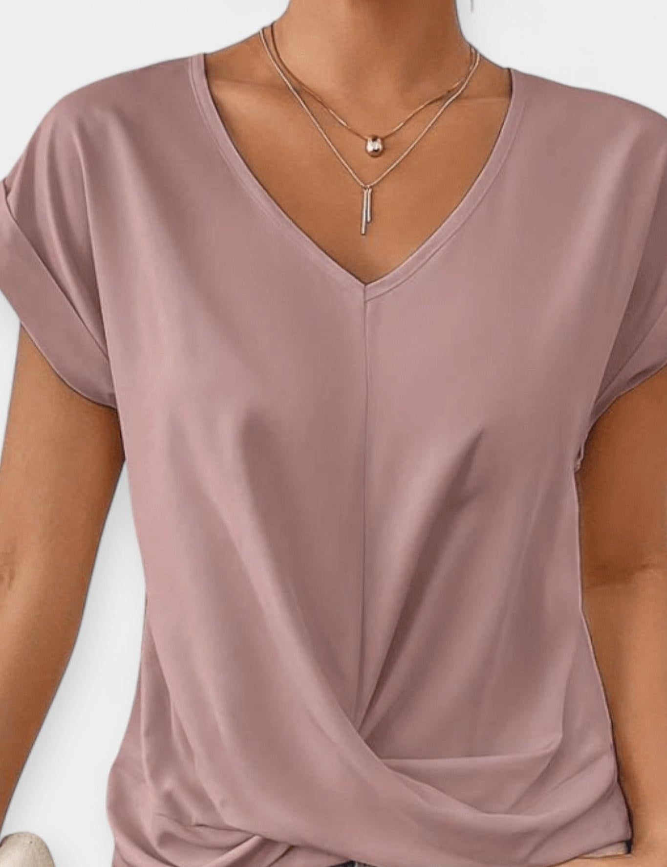 Stine | V-hals bluse