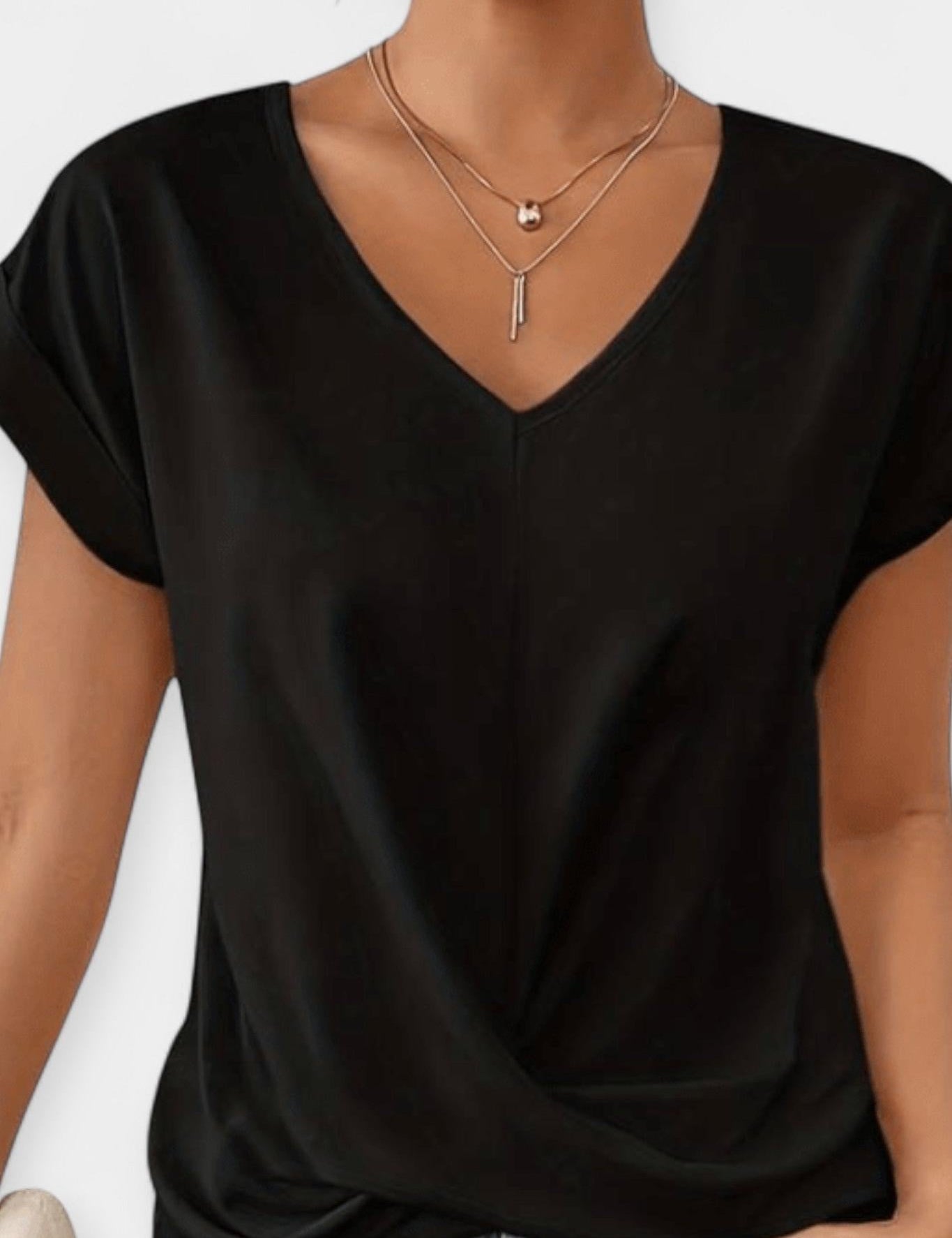 Stine | V-hals bluse