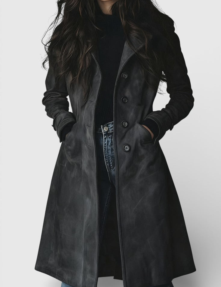 Teresa™ | Ruskinds Trenchcoat i Vintage-stil