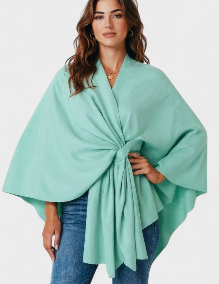 Yvette | Elegant Draperet Poncho