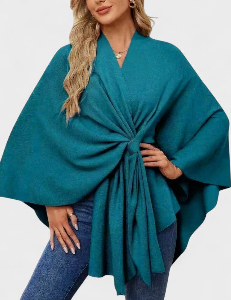 Yvette | Elegant Draperet Poncho