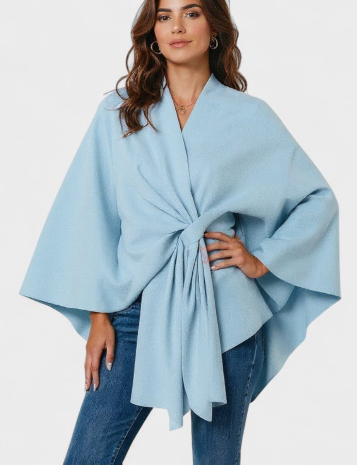 Yvette | Elegant Draperet Poncho