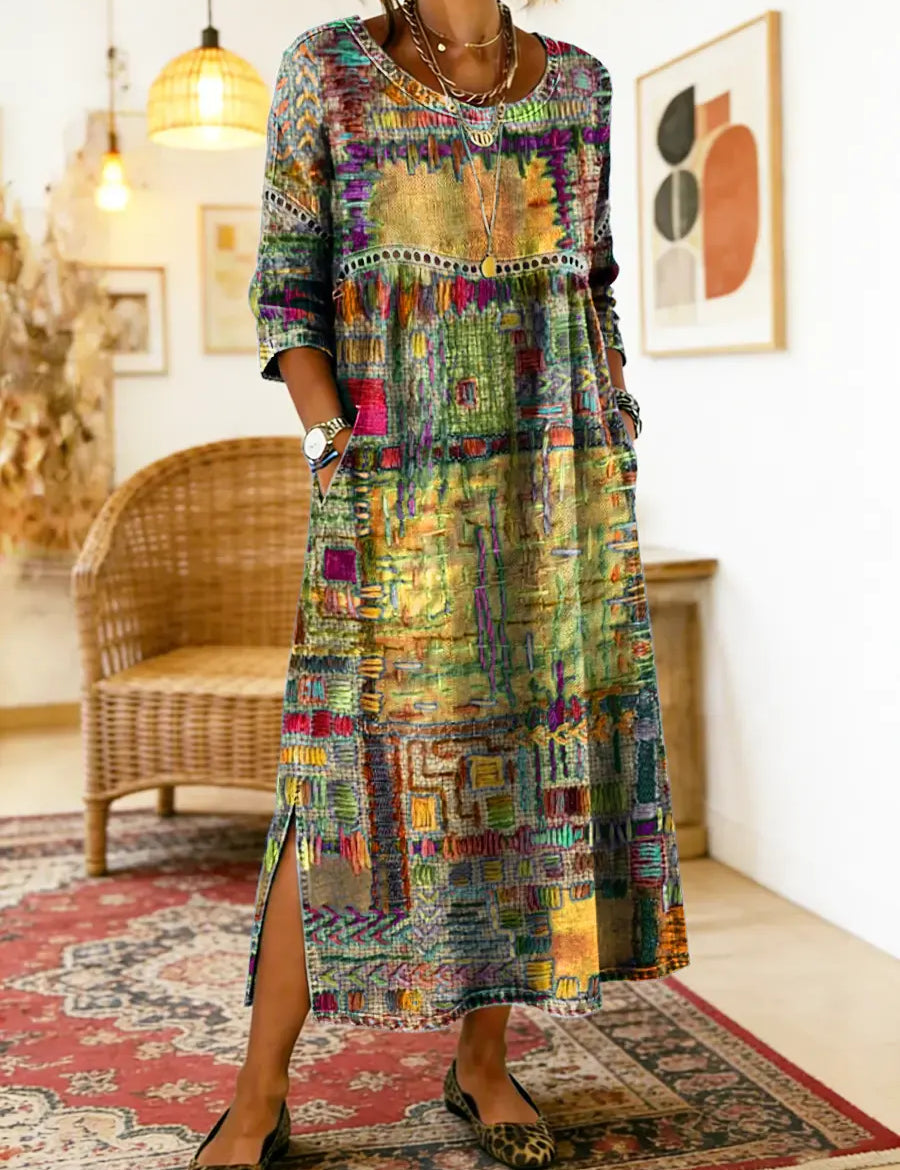 Frida | Kunstnerisk midi-kjole