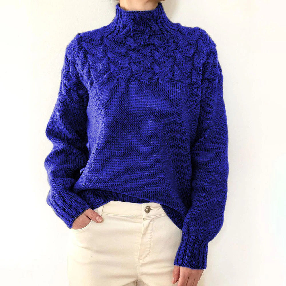 Elena | Pull Col Roulé Chaud