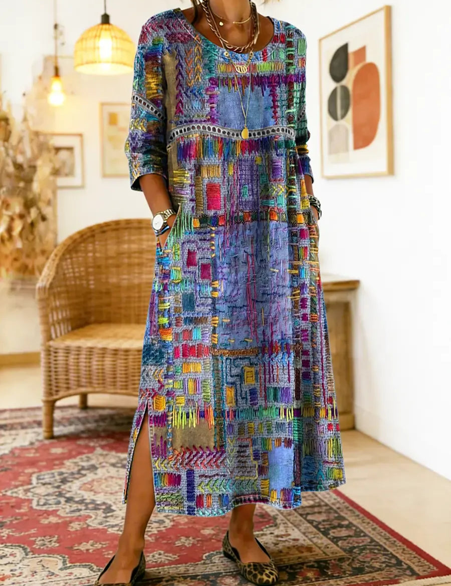 Frida | Kunstnerisk midi-kjole
